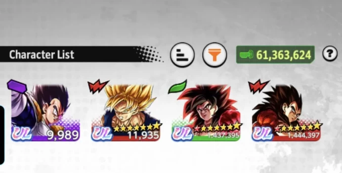 D916-IOS+Android-4 UL(SS4 Goku Red Star+SS4 Vegeta Red Star)+24 Legend+Good Equipment+Android 13+Meta Cooler+Super Baby 2 Zenkai+Piccolo+Team GT