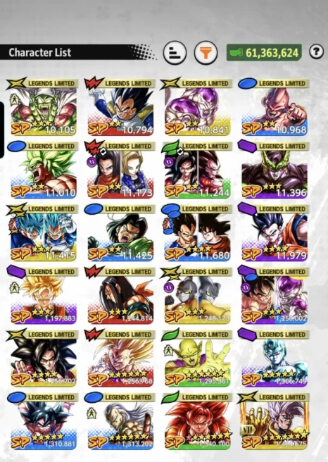 D916-IOS+Android-4 UL(SS4 Goku Red Star+SS4 Vegeta Red Star)+24 Legend+Good Equipment+Android 13+Meta Cooler+Super Baby 2 Zenkai+Piccolo+Team GT