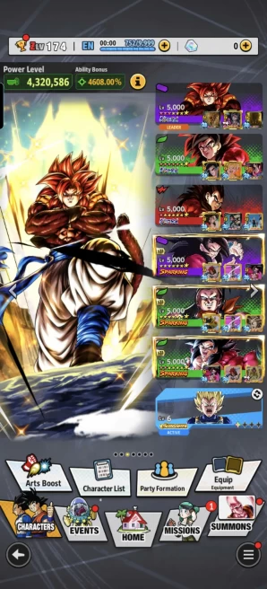 D918-IOS+Android-5 UL(SS4 Goku+SS4 Vegeta+SS4 Gogeta)+Good Team GT+Fusions+34 Legends+Good Equipment+SS2 Gohan+Vegito Green+SS2 Goku+Goku Black