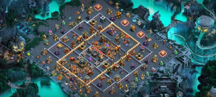 Townhall 17 Lvl 238 | Hero (95/95/70/47) | 3 Equipment Epic | Have Magic Items | 6 Hero Skin | Skin Map 2 | 562 Gems
