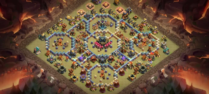 Th 17 Level 233 | Hero (95/96/70/44) | 6 Equipment Epic | 8 Magic Items | 4 Hero Skin | War Stars | 2413 Negative Gems
