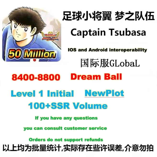 【Global】 Level 1丨8700-8900 DB丨SSR coupons 100+丨Massive resources + various lottery tickets丨Android & iOS[Auto Delivery]