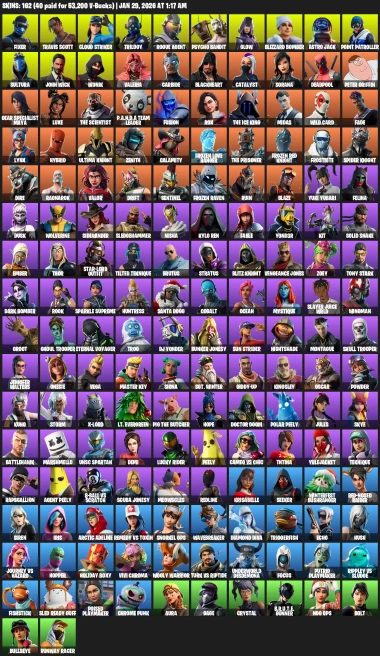 162 Skins | Travis Scott, Ikonik