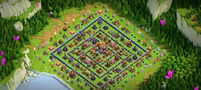 Th 16 Level 166 | Hero (54/56/35/22) | 0 Equipment Epic | 11 Magic Items | 4 Hero Skin | War Stars | 1189 Gems