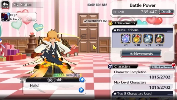 [GLOBAL]52K Orb|10th Anniv(Rukia,Ichigo),Valentine2026(Yachiru,Rukia),Renewed(Byakuya,Aizen),Etc|6,7K AccTic|Klab ID(BBS2373)