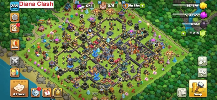 TH18-XP289-(11k Gem-5 Max Heroes-125 Max Walls-9 Hero Skins-6 Max Epic Gear-23k Legendary Loot)-4101 Varastar-Lifetime Warranty-Immediate Delive