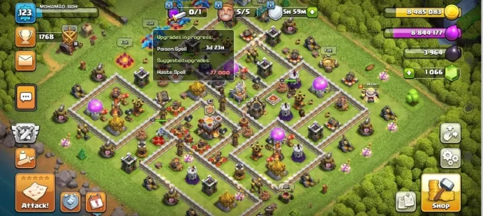 TH 11 | XP123 | HEROES 50/50/20 | MAX ACCOUNT (ONLY 1 SPELL LEFT) | SAFE ACCOUNT | INSTANT DELIVERY 