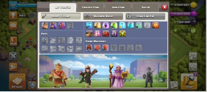 TH 13 | XP 137 | HEROES 46/53/23 | INSTANT DELIVERY 