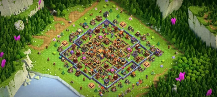 Th 16 Level 215 | Hero (95/95/70/44) | 6 Equipment Epic | 11 Magic Items | 2 Hero Skin | War Stars | 1236 Gems