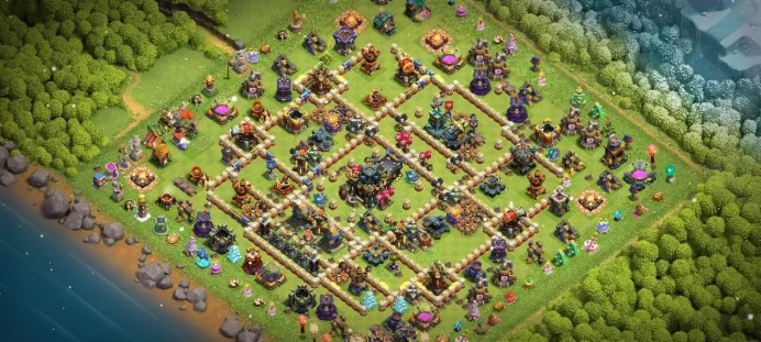 Th 17 Level 238 | Hero (98/100/70/45) | 7 Equipment Epic | 3 Magic Items | 3 Hero Skin | War Stars | 156 Gems