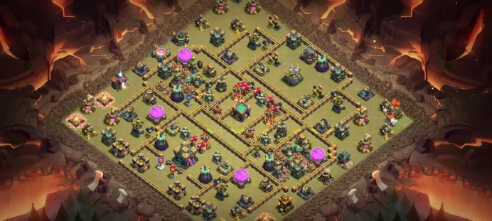 Th 14 Level 201 | Hero (69/73/55/30) | 5 Equipment Epic | Magic Items | Hero Skin | War Stars | 463 Gems