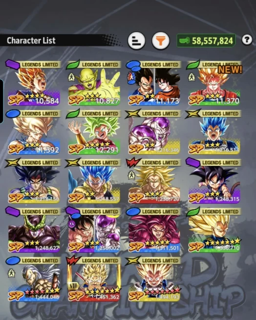 D928-IOS+Android-Good Team Daima+Equipment+SS3 Vegeta Full Red Star+Goku Mini Zenkai+Android 13 11 Red Star+19 Legends Limited