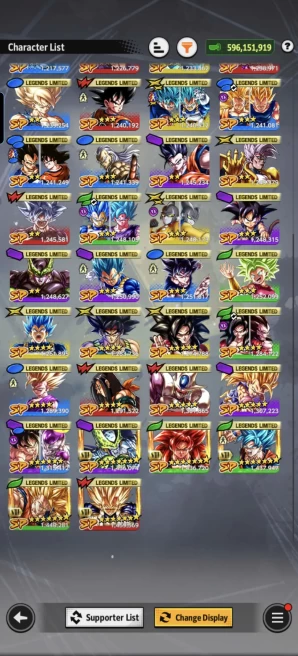 D929-IOS+Android-Nice 11 UL(SS4 Goku+SS4 Vegeta+SS4 Gogeta+SS Goku+Zamasu+Beast Gohan+Majin+Goku Uis)+50 Legends+Good Equipment+Many Good Team