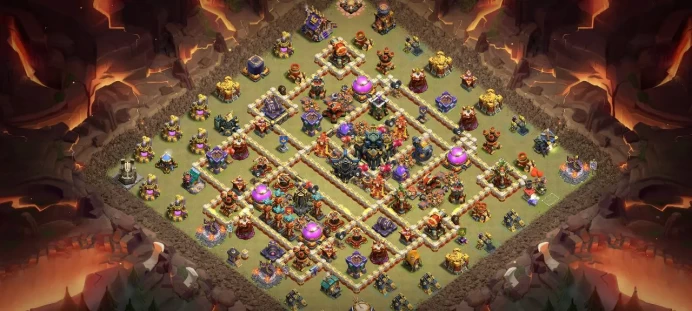 Th 17 Level 231 | Hero (95/95/70/45) | 7 Equipment Epic | 15 Magic Items | 12 Hero Skin | War Stars | 1026 Gems