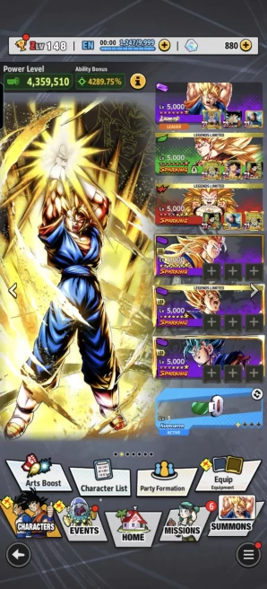 D932-IOS+Android-New LR Super Vegito Full Red Star+Vegito Green 13 Red Star+Gotenks 11 Red Star+Good Equipment+Nice Team