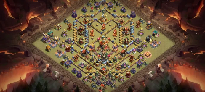 Th 16 Level 245 | Hero (76/90/59/30) | 1 Equipment Epic | 10 Magic Items | 4 Hero Skin | War Stars | 458 Gems