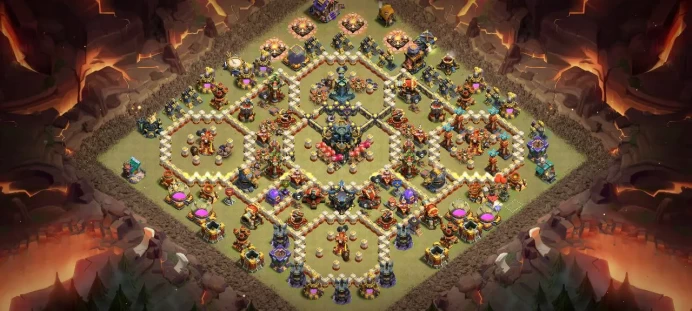 Th 17 Level 240 | Hero (95/95/70/46) | 8 Equipment Epic | 15 Magic Items | 9 Hero Skin | War Stars | 617 Gems