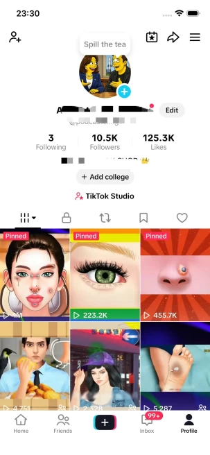 Instanly Delivery/ Monetized 10K Real Followers+120K Real Likes Account/ Creator Rewards Program Activated/ Live Stream/ Full Access