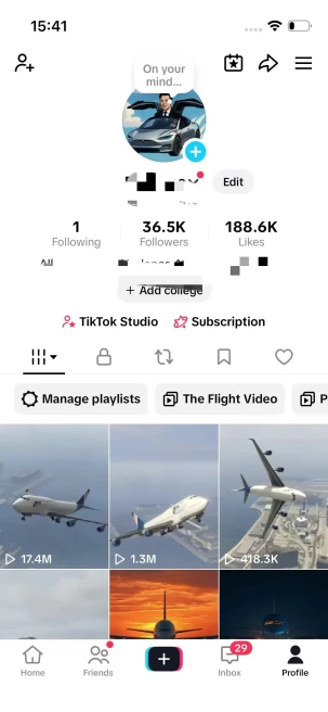 Instanly Delivery/ Monetized 36K Real Followers+180K Real Likes Account/ Creator Rewards Program Activated/ Live Stream/ Full Access