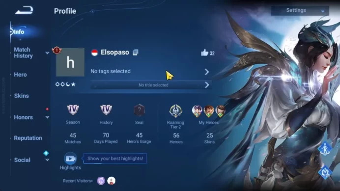 Hero 56 Skin 25|Legend(Lady Sun,Consort Yu,Wukong),Lord of Mysteries Guiguzi,3 Epic,5 Rare,Event HouYi|Infinite|CheckSS(HOK1832)