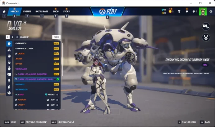 CLASSIC LOS ANGELES GLADIATORS AWRY / / Full Mail Access / see the picture / Please Read Description / r4888