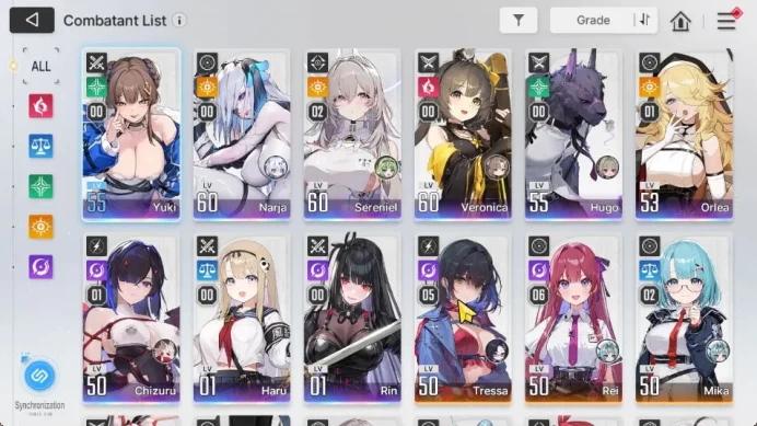 Global Lv52|9 SSR[SerenielM2+Sign,Narja+Sign,ChizuruM1,Yuki,Haru,OrleaM1,Vero,Hugo,Rin]+11 SR|13K Crystal+1 Omega|Stove(CZN1728)