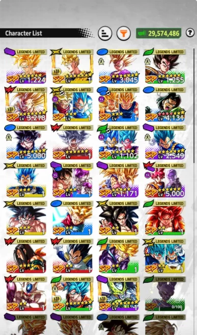 D907-IOS+Android-Good Team Universe+Team Gohan+29 Legends+Vip Equipment+SS2 Gohan+Gohan&Trunk+Android 17 12 Red Star+SS Gohan Zenkai+Goku Uis