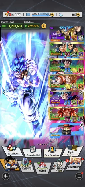 D938-IOS+Android-Vip Team Fusions+5 UL(SS4 Goku+Gogeta Blue)+32 Legends+Good Equipment+29 Zenkai+Goku&Vegeta+Vegeta&Goku+Vegito Green