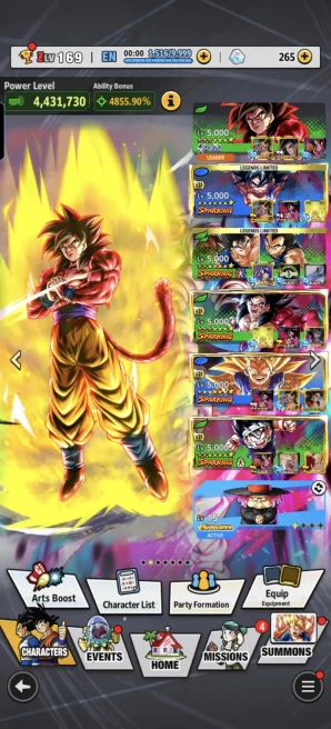 D938-IOS+Android-Vip Team Fusions+5 UL(SS4 Goku+Gogeta Blue)+32 Legends+Good Equipment+29 Zenkai+Goku&Vegeta+Vegeta&Goku+Vegito Green