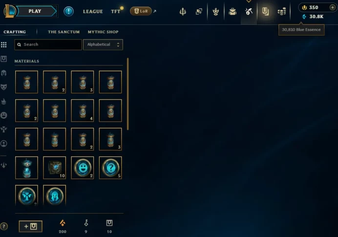  【 OCE 】 ⸱ Iron IV 0% WR Last season  | Hand - ( leveled + De-ranked  ) | Unverified  | 30810 BE  | 350 RP  | Untouched-Loot  | Check Descriptio