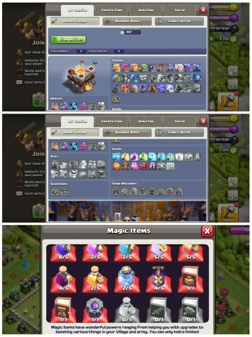 [Without Inferno Tower Th11 Max]||World Wide Rare||8th To 12 Anniversary Cake||2019,21,22 Clashmas Tree||Old Obstacles