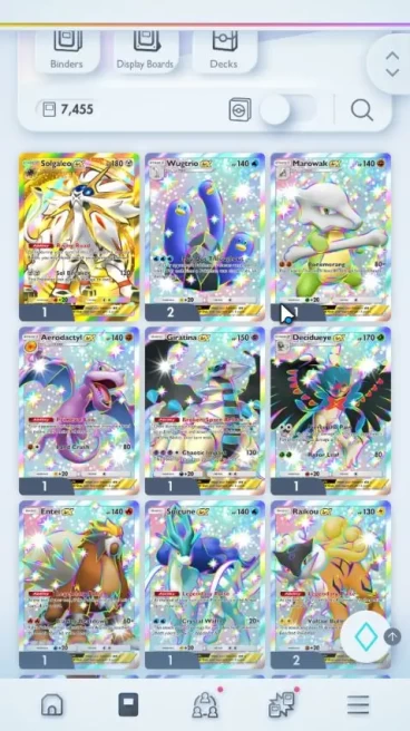 EN 7.5k+Card|138EX|1 Crown (Solgaleo) 36Shiny|MEGA Deck Ready(Kangas,Gardevoir)Meowscrada,Bellibolt|310k Dust|Nintendo(PKM1046)