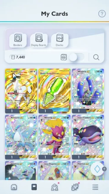 EN 7.4k Card|122EX|2 Crown (Arceus&Quick-Grow) 44 Shiny|MEGA Deck(Mawile,Kangas)Armarouge,Meowsrada|317k Dust|Nintendo(PKM1048)