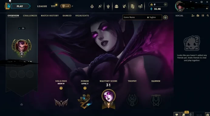 EUNE - SAFE SEASON16 IRON 4 0LP | 35400 BE | PLACEMENTS DONE | 0W 31L | INSTANT DELIVERY | LOW MMR | UNVERIFIED EMAIL | IRON IV | #2883