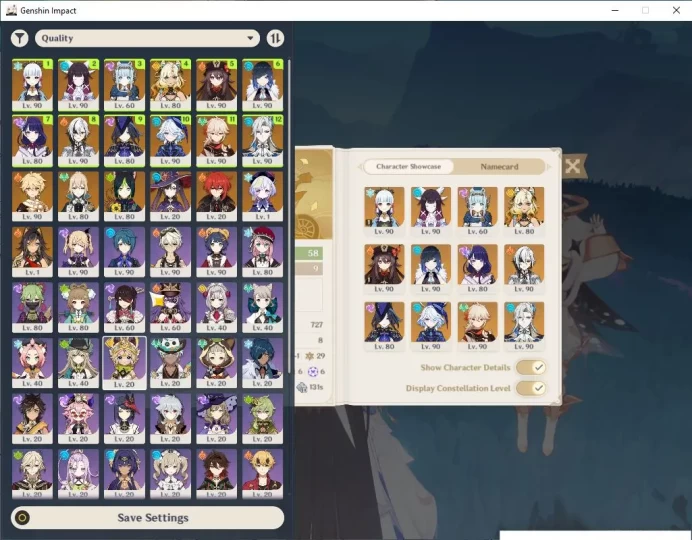 Asia|AR 58|12 Limited +6(5*Weapon)|[Columbina,HutaoC1]+sign,AyakaC1,Arlecchino,Xilonen,Etc|MC MALE|4Skin|Take Mail|Check(GI5221)