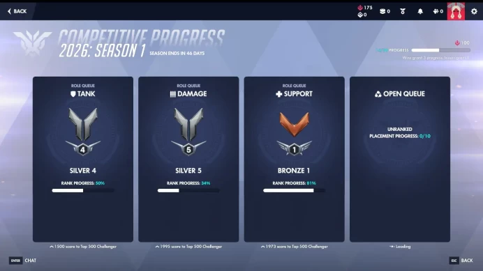 SilverTank/Silver Dps /Bronze Support ( Handmade ) 20 Wins / Sms Verified / Full Access Instant Delivery
