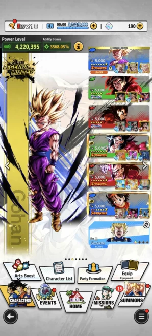 D941-IOS+Android-Nice Account 9 UL(SS4 Goku+SS4 Vegeta+SS4 Gogeta+Gohan+SS Goku+Goku Uis)+45 Legends+Vip Equipment+Many Good Team PVP+Strong Acc