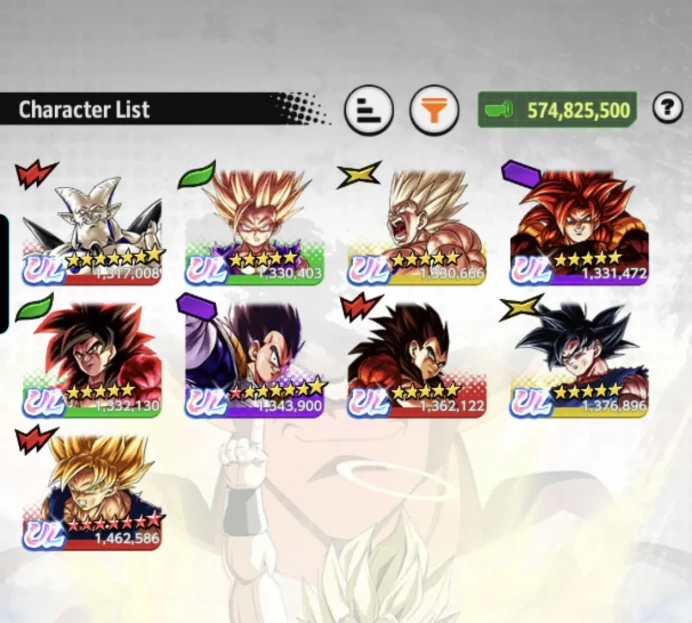 D941-IOS+Android-Nice Account 9 UL(SS4 Goku+SS4 Vegeta+SS4 Gogeta+Gohan+SS Goku+Goku Uis)+45 Legends+Vip Equipment+Many Good Team PVP+Strong Acc
