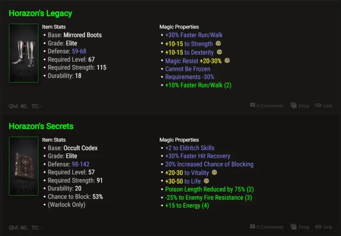 [S13 Ladder Softcore] Horazon's Splendor (Warlock Full Set) - FAST DELIVERY