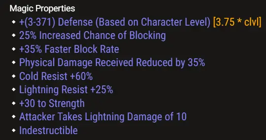 [S13 Ladder Softcore] Stormshield (Unique Monarch) - FAST DELIVERY