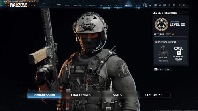 Call of Duty Warzone / BO7 (Not Purchased) Level 55, Outlook + Steam + Activision, Full Access, Instant Delivery 24/7..