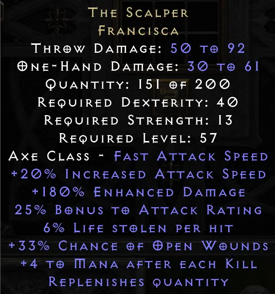 [S13 Ladder Softcore] The Scalper (180%ed/6%ll) - INSTANT DELIVERY