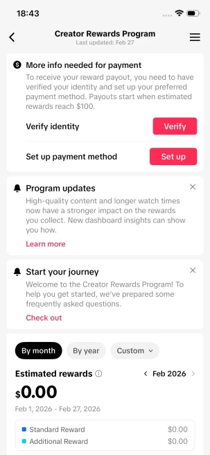 Monetized Account/ 45K Real Followers+230K Real Likes/ Creator Rewards Program Activated/ Live Stream/ Full Access
