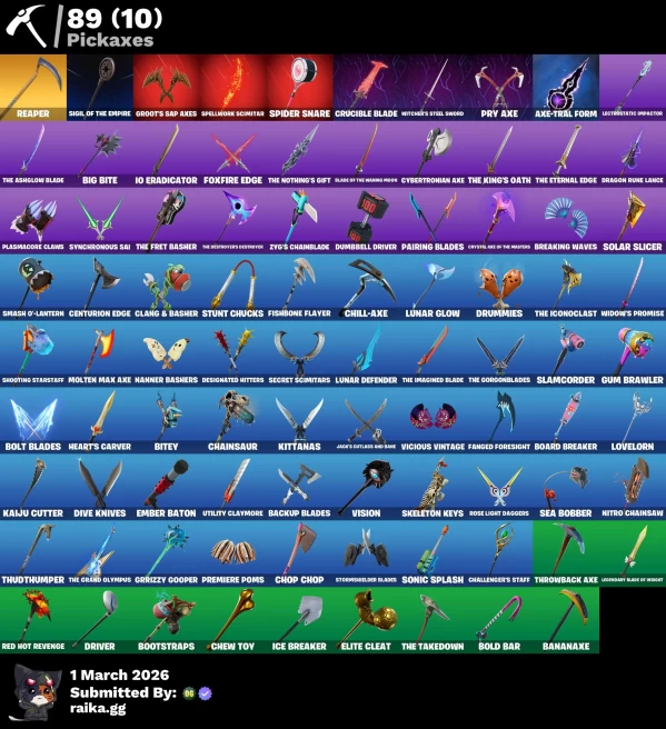 [PC/XBOX] 69 skins | Polo Prodigy | Recon Champion | Mizuki | Malik | Joey | Kymera | Paradigm (Reality-659) | Frostbite | Raz | Snap | 250 VB