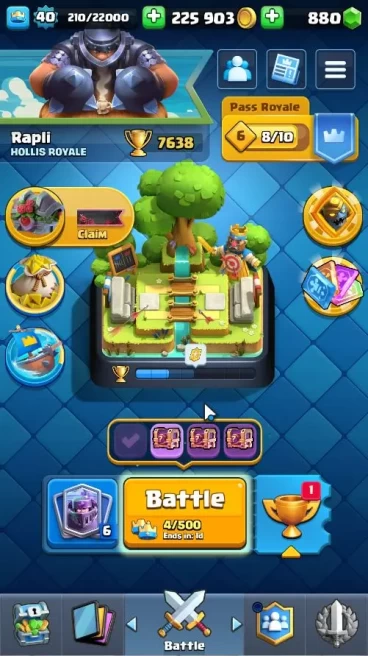 Lv 40|Trophy 7638|KTL 13|Limited Skin|Card 117| 1 HERO 10 EVO 4 Champ 21 Legendary 33 Epic 30 Rare 29 Common|TakeEmail(CR1530)