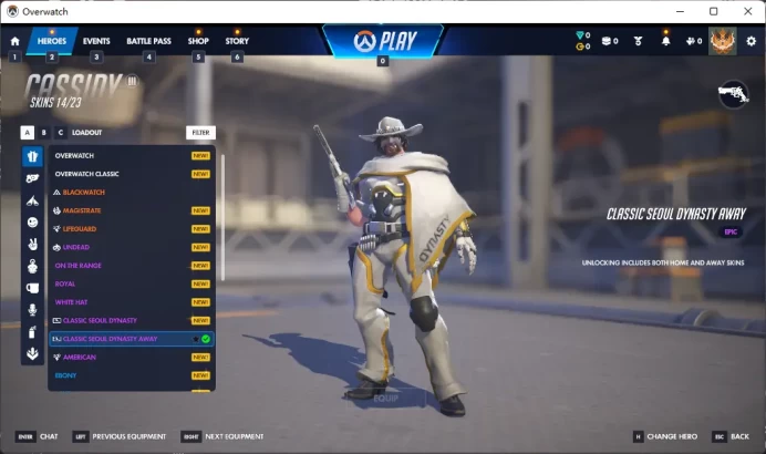 CLASSIC FLORIDA MAYHEM AWAY 2018 / SEOUL DYNASTY AWAY