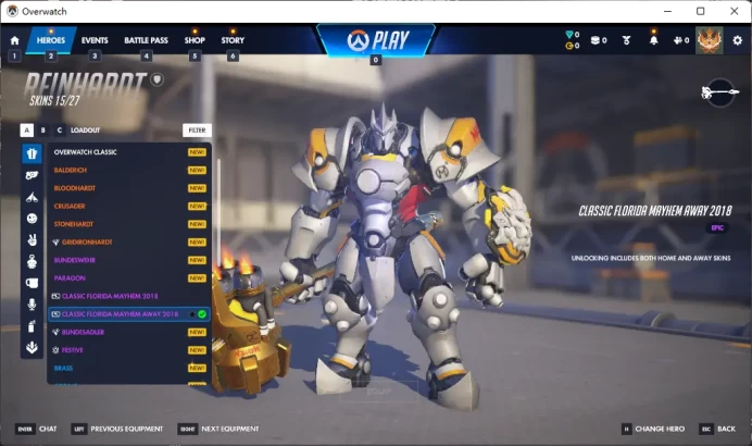 CLASSIC FLORIDA MAYHEM AWAY 2018 / SEOUL DYNASTY AWAY