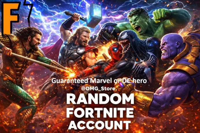 GUARANTEED MARVEL or DC HERO | 15-150 SKINS | CHANCES TO GET: BLACK KNIGHT+IKONIK+RENEGADE+OMEGA+TRAVIS SCOTT | INSTANT DELIVERY
