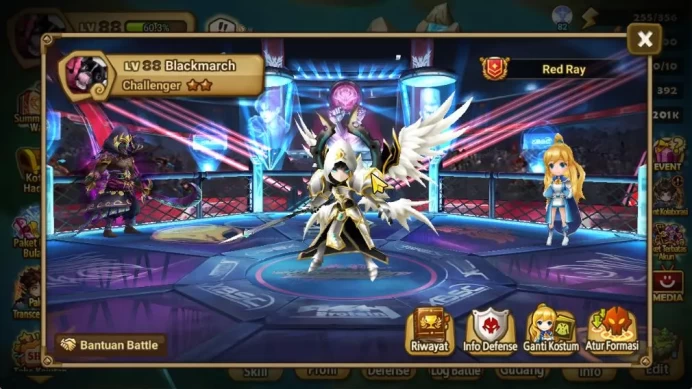 GLOBAL Lv 88|2 LD [Artamiel,Salah]|18 Total NB5(Baleygr,Belial,Etc)+37 6*Monster|53 SS Stone|Hive|Check SS(SWR1102)