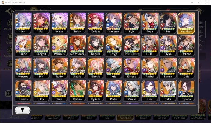 GLOBAL SEA ENDGAME| Full 5 Ex-7k & 17 TC6+ (Wukong,Kyle,Radgrid,Pallanus,YeonheeIdol,etc) |CompeArena| Google|Check SS (SKR1061)